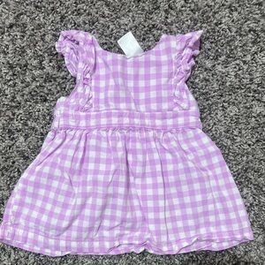 Carter's Lavender Checkered Baby Dress